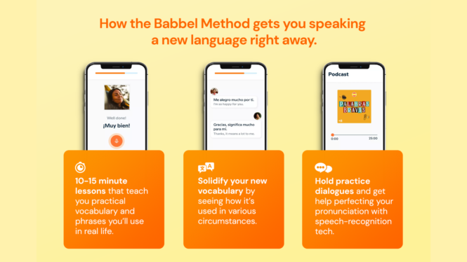 Break language barriers with Babbel — just $140 for a lifetime subscription