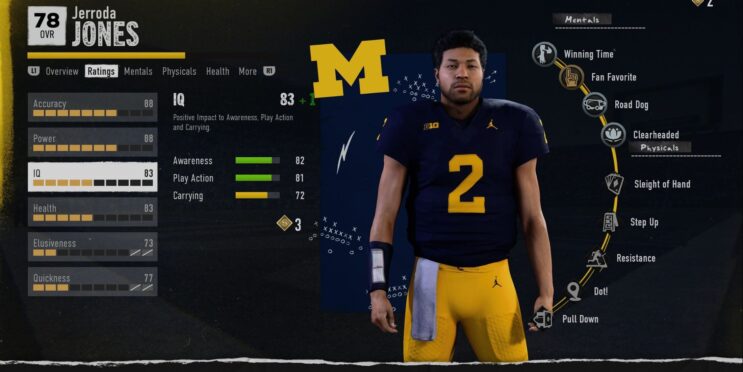 College Football 25: Road To Glory – How To Get Skills Points