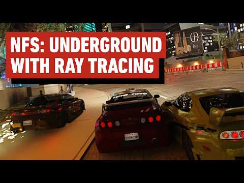 Need for Speed: Underground – RTX Remix Remaster Gameplay (4K 60FPS)
