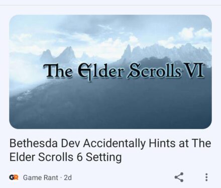Elder Scrolls 6 Leaks Suggest A Setting Way More Interesting Than Skyrim