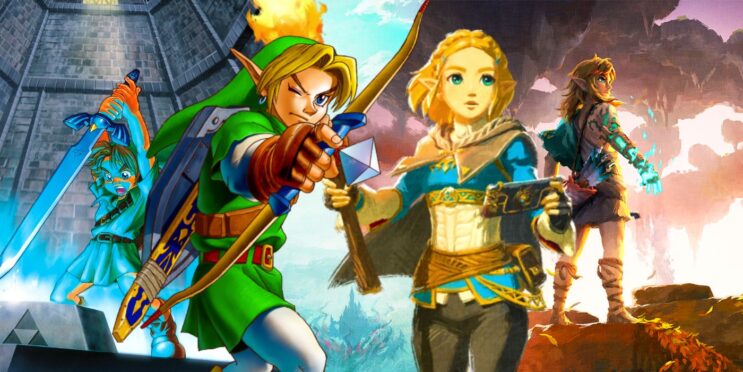 Fan Puts Zelda: TOTKs Fuse Power Into Ocarina Of Time, Hilariously Breaks The Whole Game