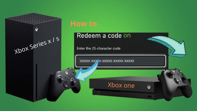 How to redeem codes on Xbox Series X