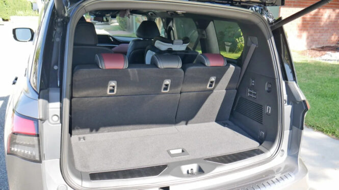 Infiniti QX80 Luggage Test: How much fits behind the third row?