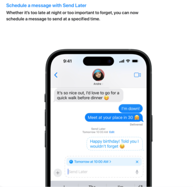 iOS 18 Public Beta: How to Schedule Texts Now So You Don’t Forget Later