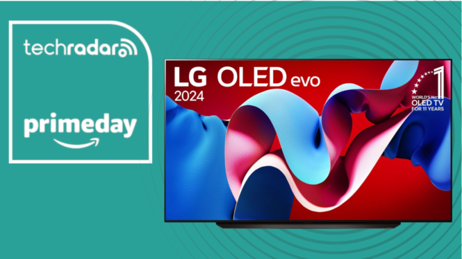 LG cut the price of the 55-inch C4 OLED TV by $500 for Prime Day