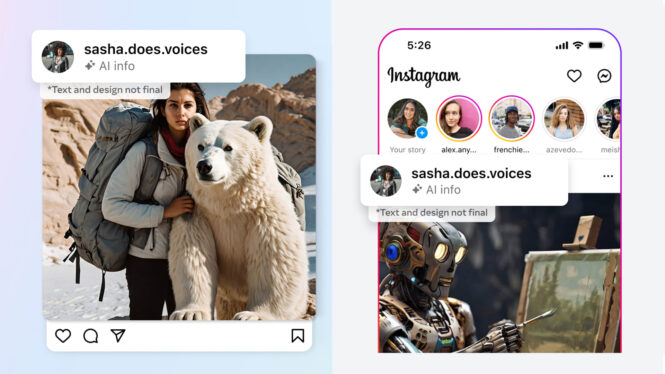Meta changes its label from ‘Made with AI’ to ‘AI info’ to indicate use of AI in photos