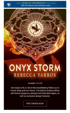 Onyx Storm’s Cover Makes Me Hopeful For The POV I’ve Wanted Since Fourth Wing