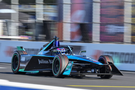 Paralyzed driver Robert Wickens tests Formula E car with hand controls