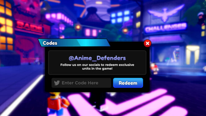 Roblox: All Active Anime Defenders Codes (September 2024)