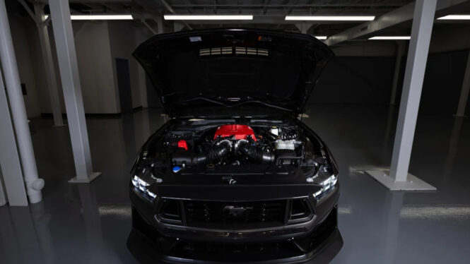 Roush supercharger kit gives the Ford Mustang GT 810 hp