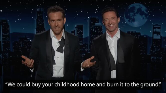 Ryan Reynolds and Hugh Jackman answering questions from children gets surprisingly sweary