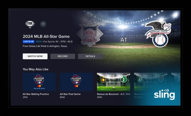 Sling will finally stream its first live event in 4K, the 2024 MLB All-Star Game