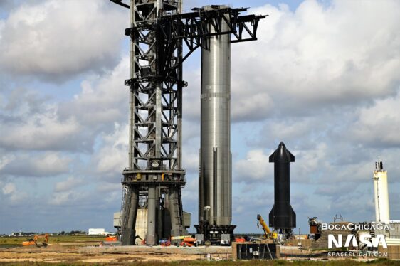 SpaceX photos show Super Heavy heading to launchpad for fifth starship flight