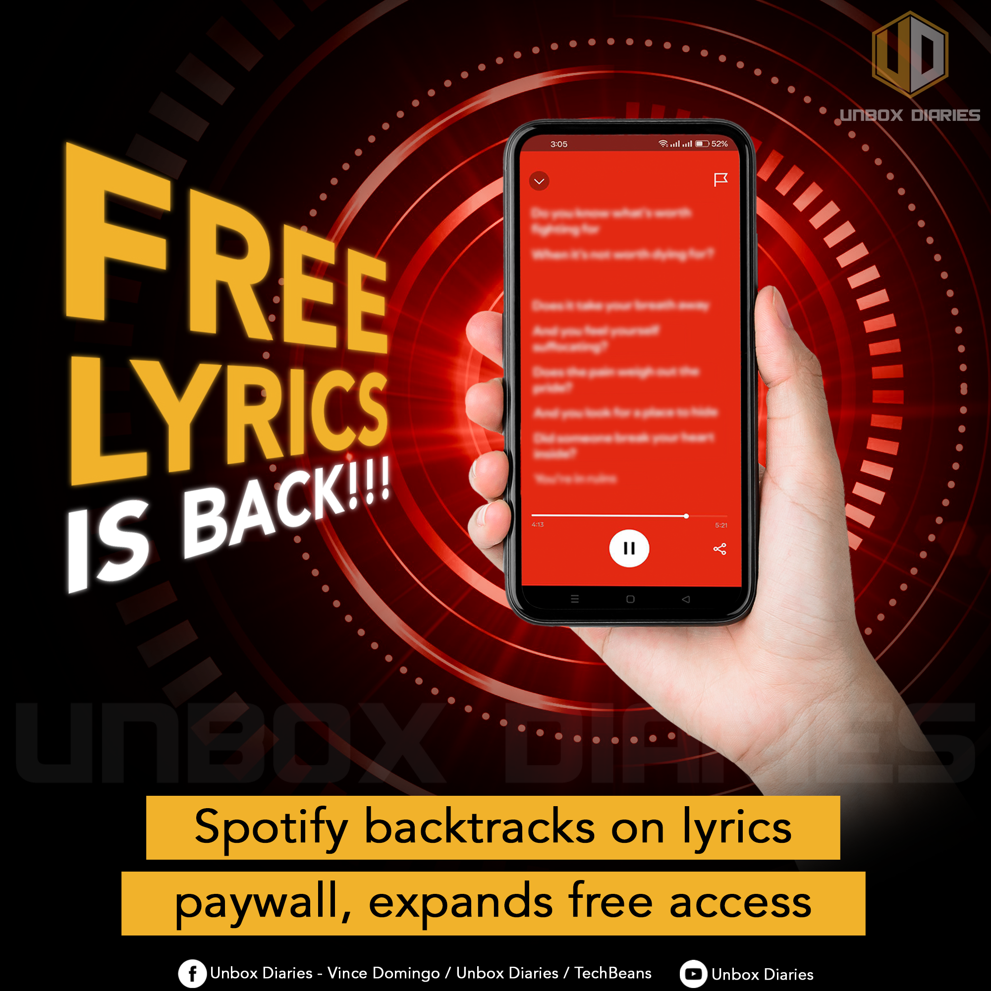 Spotify Expands Lyrics Access to Free Tier