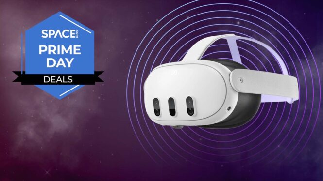 The Meta Quest 3 VR headset is on sale in Prime Day deals