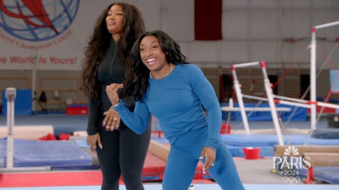 Watch SZA & Simone Biles Have a Handstand Contest in Olympics Promo Clip