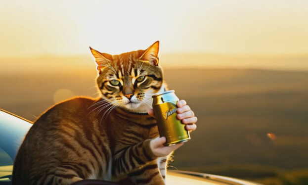 We made a cat drink a beer with Runway’s AI video generator, and it sprouted hands