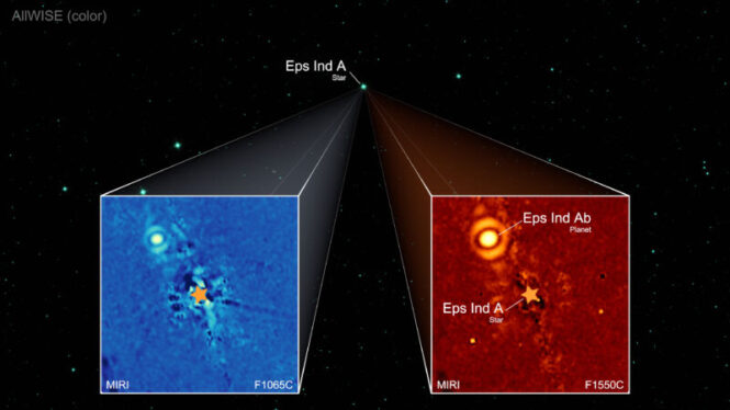 Webb directly images giant exoplanet that isn’t where it should be