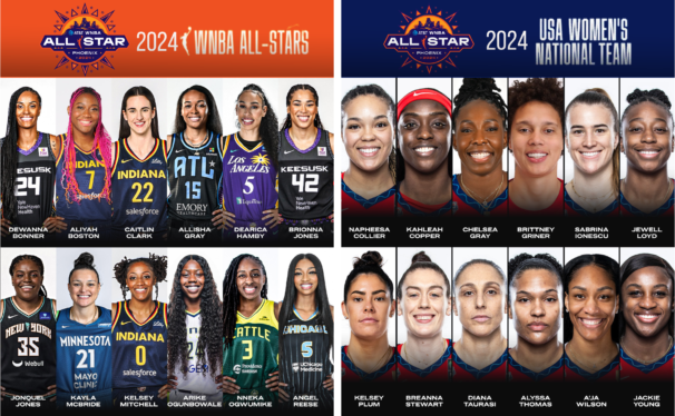 WNBA All-Star Game 2024: How to Watch Team WNBA vs. Team USA Online