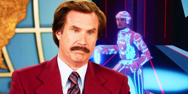 Anchorman’s Ron Burgundy Suits Up For Tron In Bizarre Crossover Art