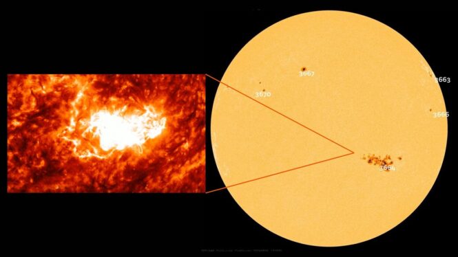 Colossal X-class solar flare erupts from ‘rule-breaking’ sunspot and Earth is in the firing line (video)