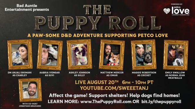 Critical Role, Dimension 20 & Star Wars Stars Join Anjali Bhimani For The Puppy Roll Charity Stream