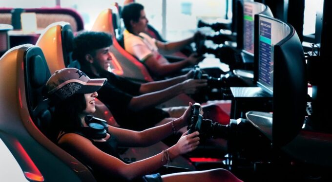 F1 Arcade launching locations where race simulators are only part of the experience