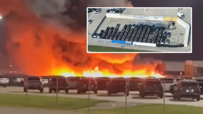 Fire at Rivian’s Illinois plant damages multiple EVs, no injuries reported