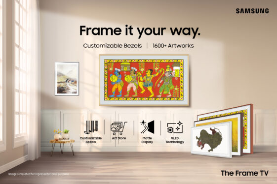 Get a free custom bezel when you buy a new Samsung The Frame TV