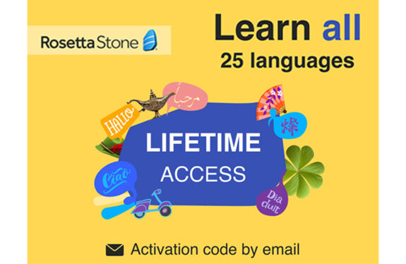 Get lifetime access to Rosetta Stone for 52% off and learn a new language