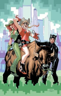 Gotham City Sirens Officially Debuts Harley Quinn, Poison Ivy & Catwoman’s New Cowgirl Costumes