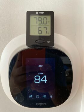 How long does it take to calibrate the Ecobee Smart Thermostat?