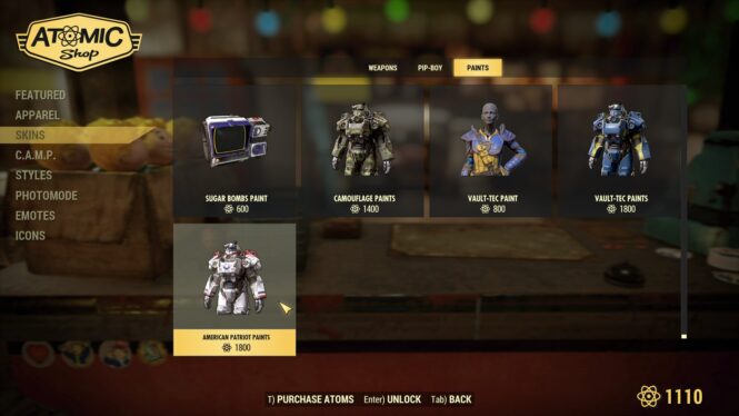 How To Buy Old Fallout 76 Atom Shop Items