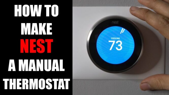 How to hold the temperature on the Nest Thermostat