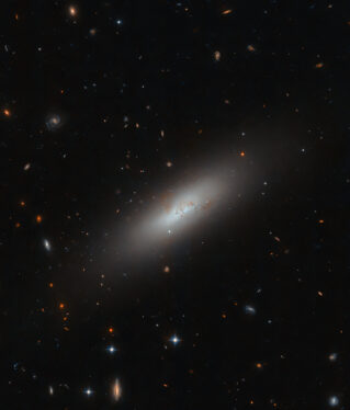 Hubble Spies a Diminutive Galaxy