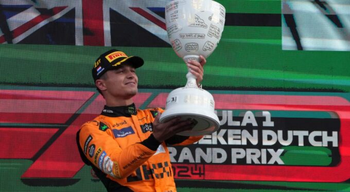 Lando Norris beats Max Verstappen to win the F1 Dutch Grand Prix