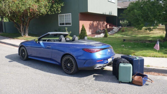 Mercedes-Benz CLE Cabriolet Luggage Test: How much fits in the trunk?