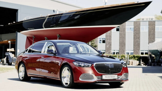 Mercedes-Maybach S 680 celebrates a yacht and Robbe & Berking’s 150th