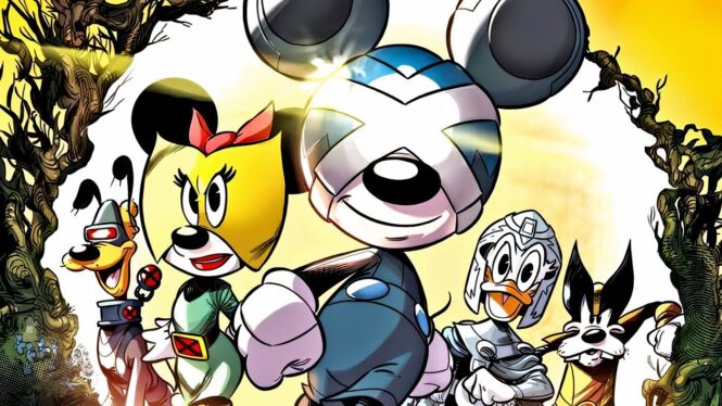 Mickey & Friends Join the X-Men’s Krakoa in Official Disney What If? Art