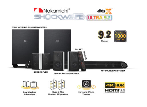 Nakamichi’s insane Dragon soundbar reborn with quad 750-watt subwoofers