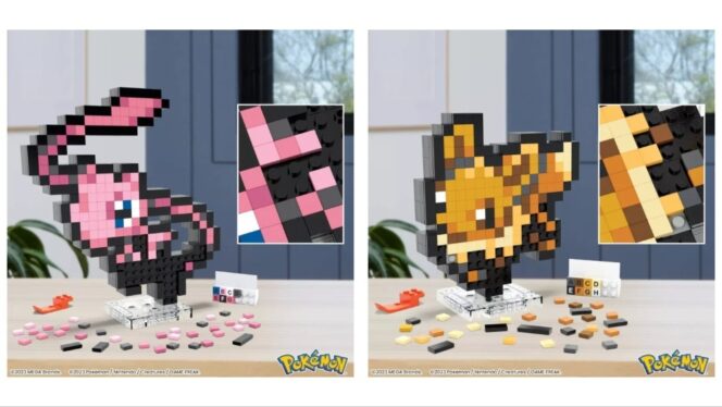 Retro Pokemon Brick Sets In Stock At Target – Pixel Art Mew, Pikachu, Charmander, And More