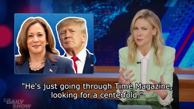 ‘The Daily Show’ mocks Trump’s weird apparent crush on Kamala Harris