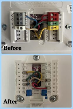 Why is my Amazon Smart Thermostat display blank?