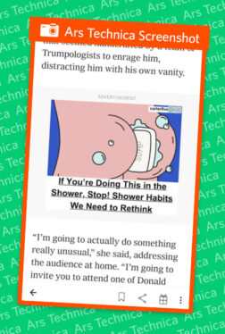 A cartoon butt clenching a bar of soap has invaded my online ads