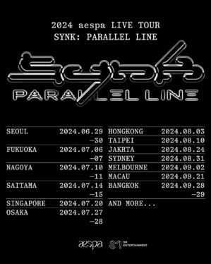 aespa Expand SYNK : PARALLEL LINE Global Tour With New 2025 Dates