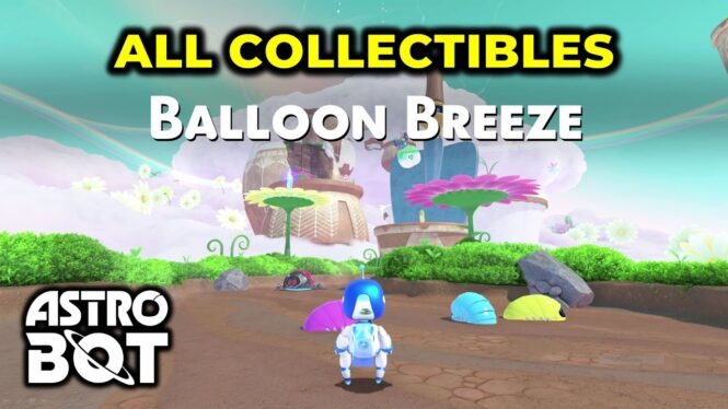 Astro Bot: All Collectible Locations In Balloon Breeze (Bots & Puzzle Pieces)