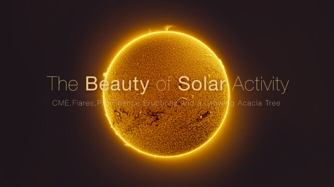 Astrophotographer captures the beauty of solar activity in stunning sun photo