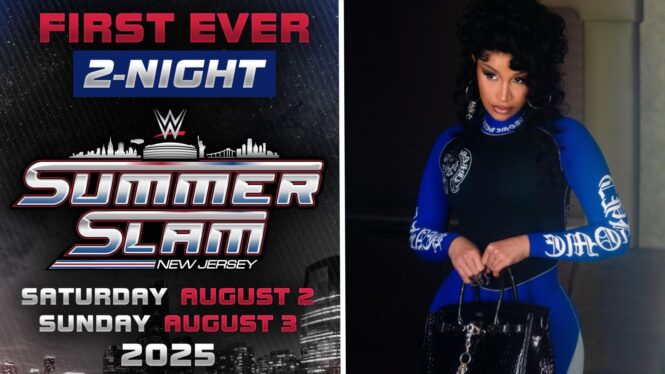 Cardi B Helps WWE Announce First-Ever 2-Night SummerSlam Event Coming to New Jersey in 2025