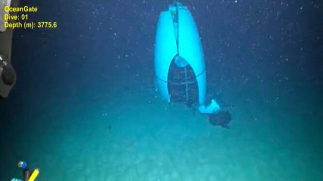 Coast Guard Releases Video of Titan Submersible Wreck