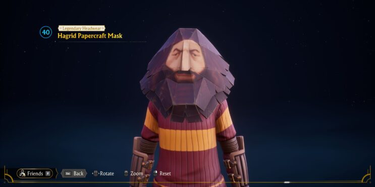 Harry Potter: Quidditch Champions – How To Get The Hagrid PS1 Meme Mask